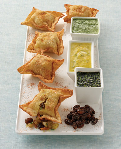 RoastedPotatoRaisinsStuffedPakoras