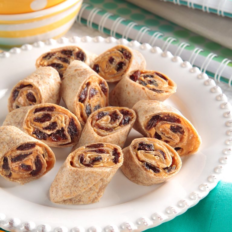 CaliforniaRaisinPeanutButterRollUps California Raisins