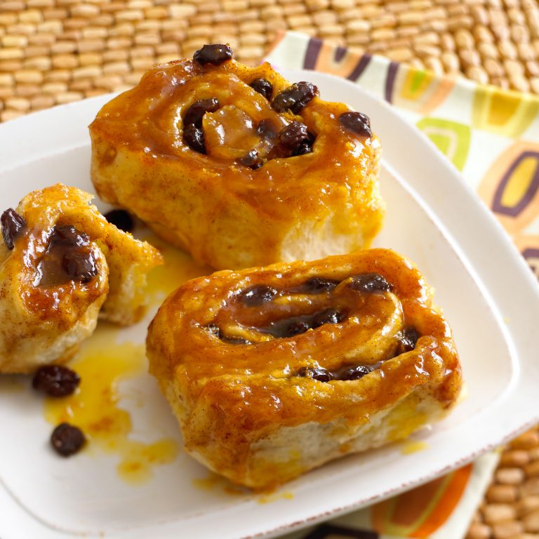 OrangeRaisinStickyBuns California Raisins