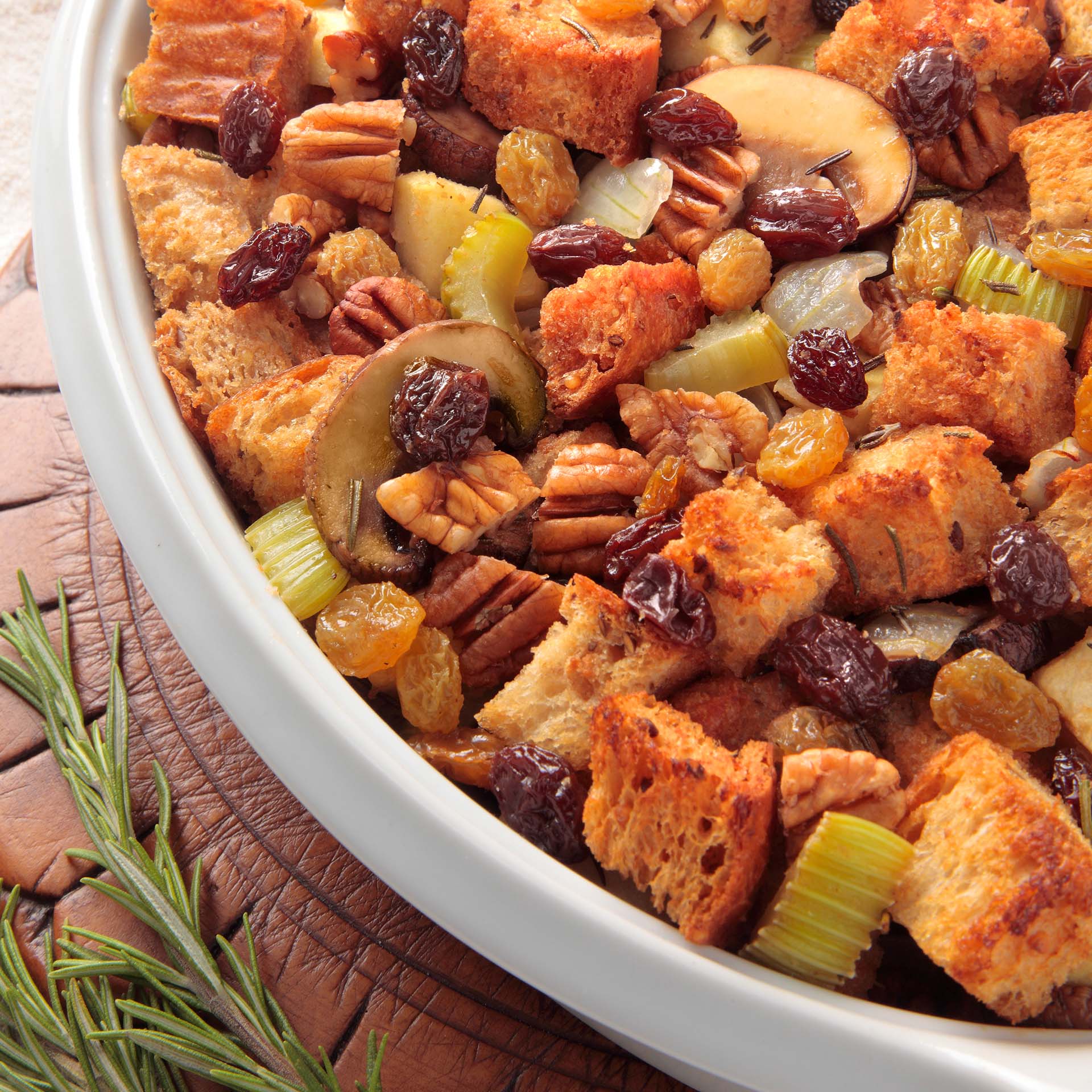 Sweet and Savory Stuffing - California Raisins