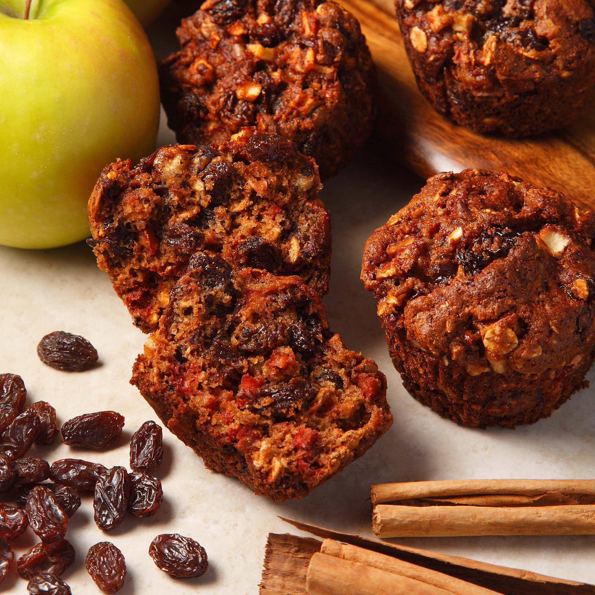 Raisin-Apple-Nut Muffins - California Raisins
