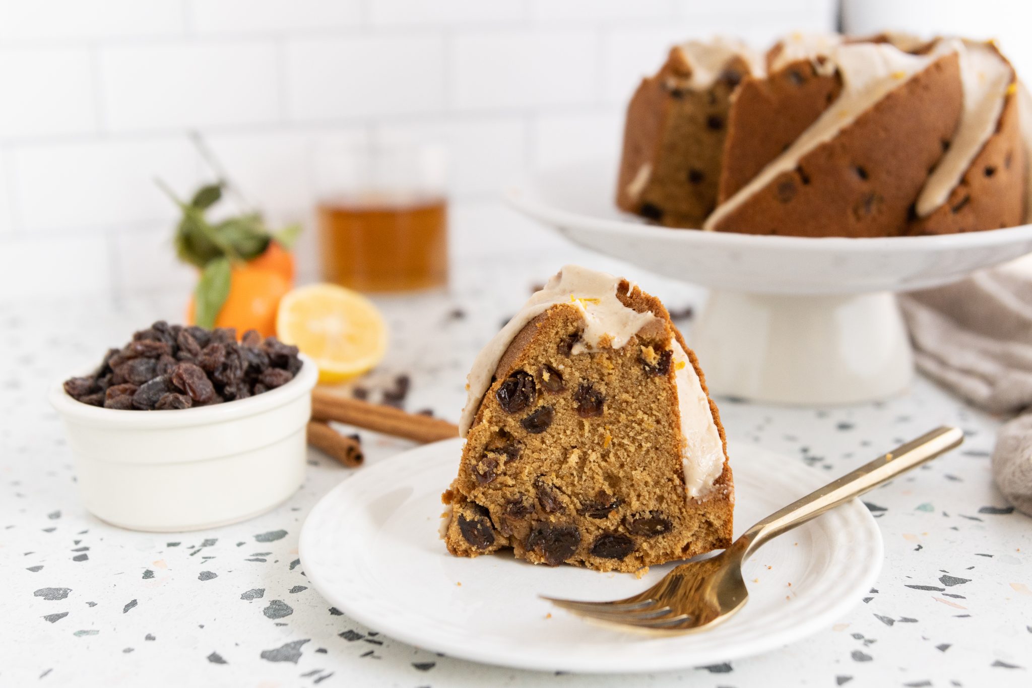 Rum Raisin Cake - California Raisins